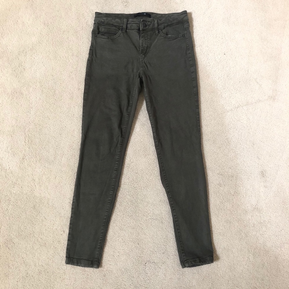 Joe's Jeans Military Green Skinny Jeans size 28